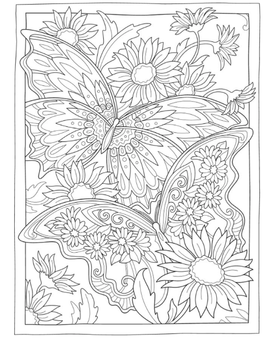 22 Procreate Friendly Coloring Pages for Adults