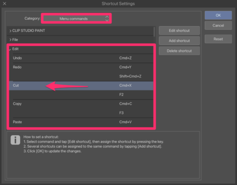 43 Clip Studio Paint Shortcuts For Windows/Mac/iPad