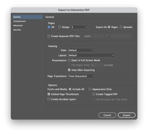 export indesign as powerpoint