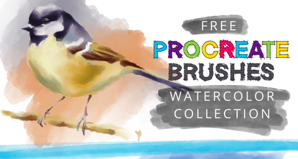 free water color brushes procreate