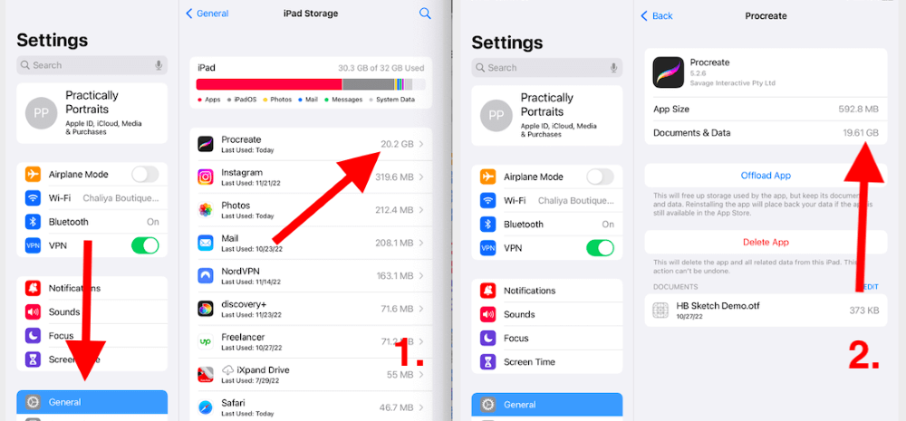How Much Space Does Procreate Take Up How To Check 