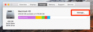 system storage taking up way too much space in macos sierra