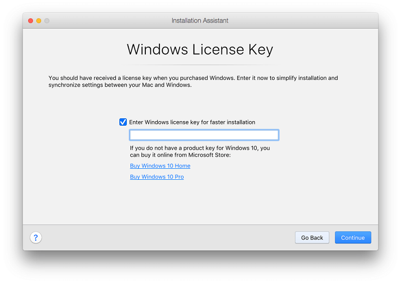 parallels for mac need windows license