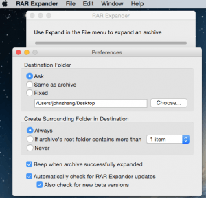 how to decompress rar file on mac