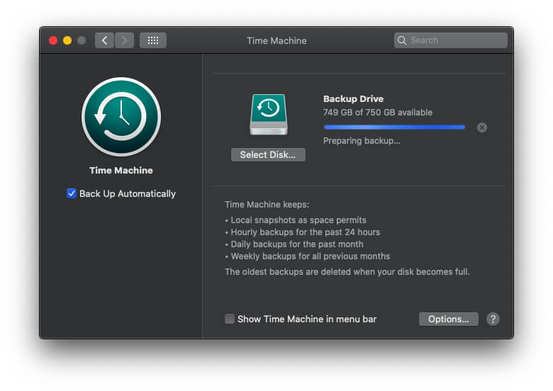 seagate backup plus create new folder on mac