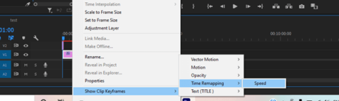 How to Speed up a Clip in Adobe Premiere Pro