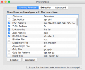the unarchiver rar expander mac