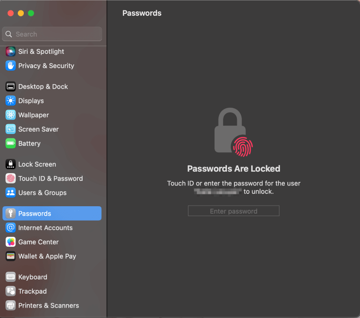 how to view saved passwords safari