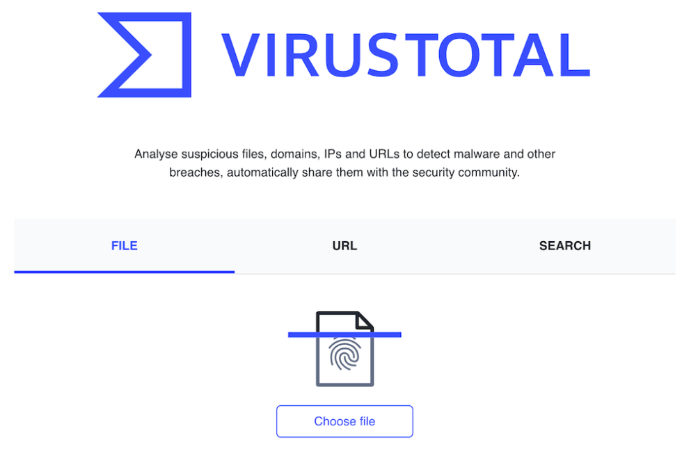 linux check file for virus