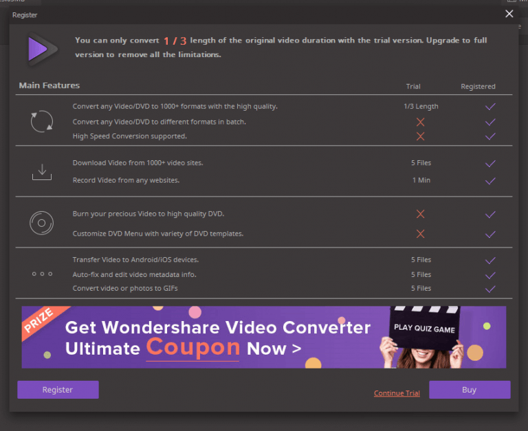how much does wondershare uniconverter cost