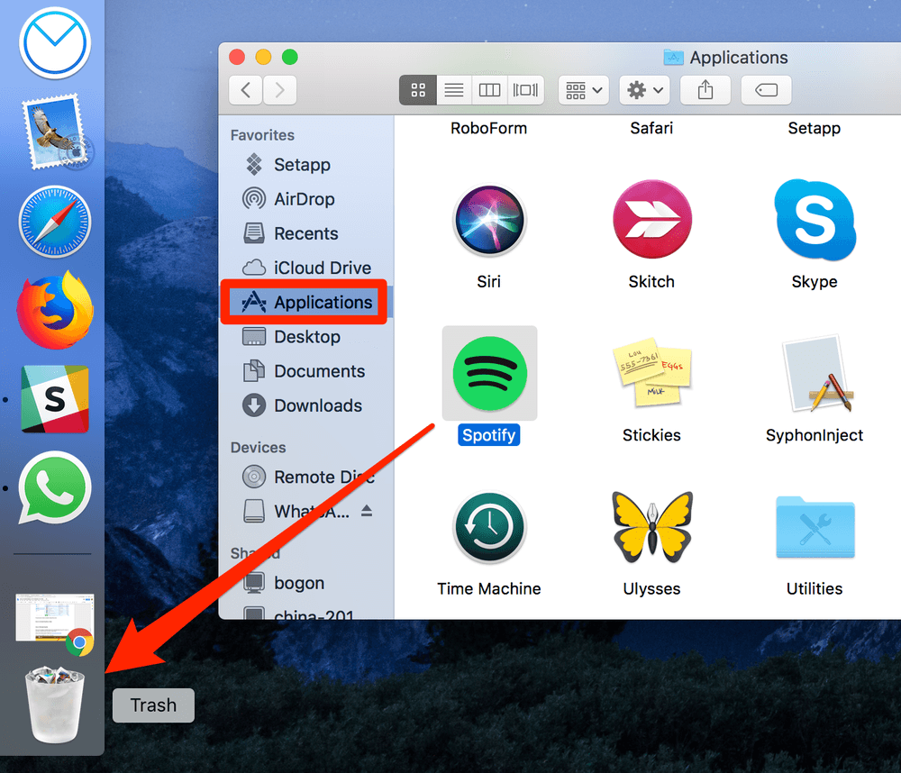 uninstall a windows for mac