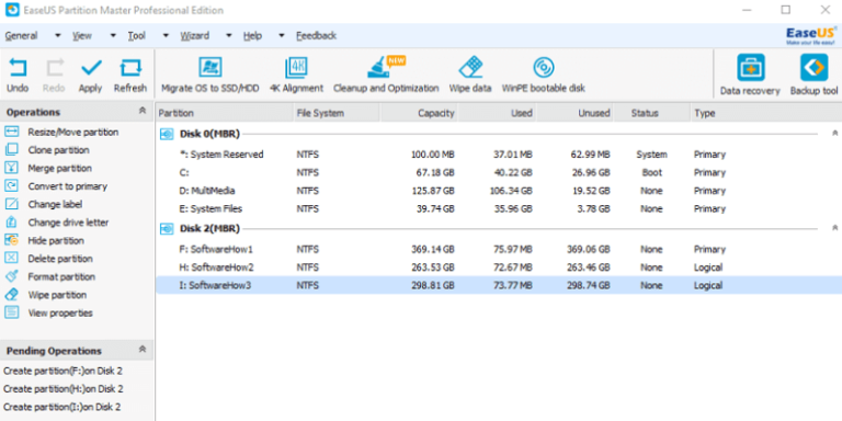 EASEUS Partition Master 17.8.0.20230627 download the last version for android