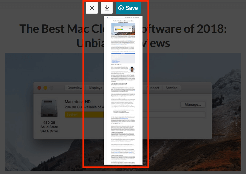 how to save screenshot on mac as pdf