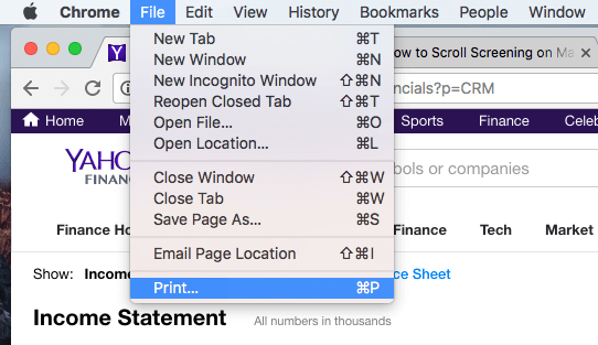 how to turn mac screenshot into pdf