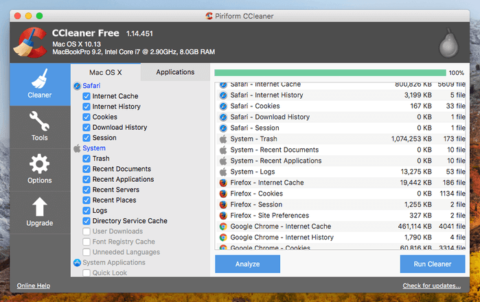 free mac cleaning software