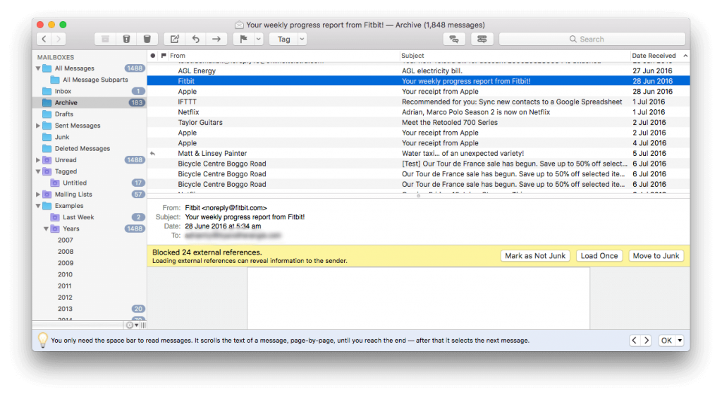 best mac email client newton