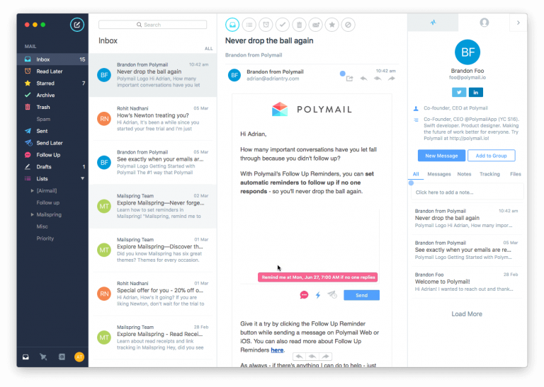 email client for mac reviews