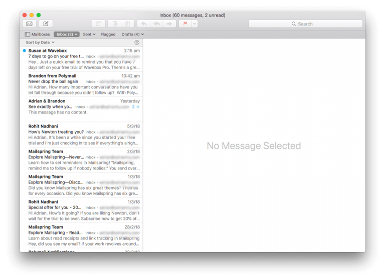 best email clients mac os x