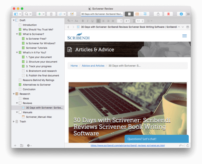 Scrivener Review: Is This Writing App Worth It In 2024?