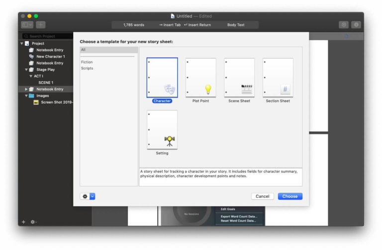 storyist vs scrivener