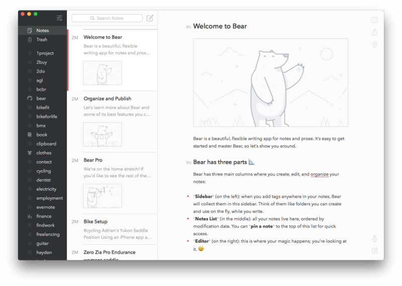 smooth writing app for mac